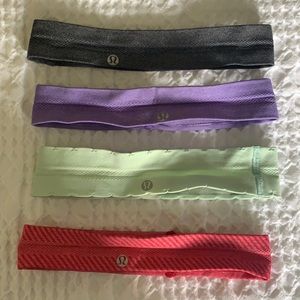 4 lululemon skinny headbands